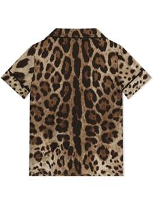 Dolce & Gabbana Kids Shirt met ruches - Bruin