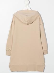 Monnalisa Jurk met capuchon - Beige