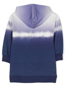 Monnalisa Jurk met tie-dye print - Blauw