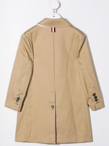thombrownekids Thom Browne Kids Mantel met ronde kraag - Beige