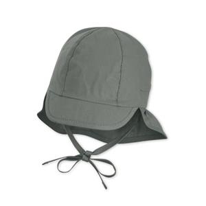 Sterntaler Sterntale cap met nekbescherming donkergroen