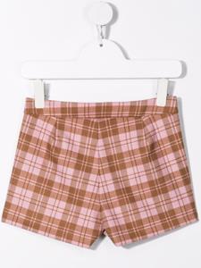 ilgufo Il Gufo Geruite mini-rok - Roze