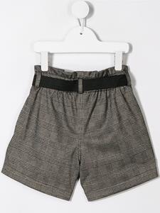 Andorine Geruite shorts - Grijs