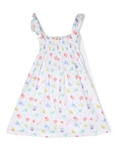 Siola Jurk met grafische print - Wit