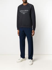 giorgioarmani Giorgio Armani sweater met logo - Blauw