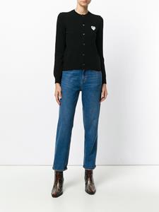 commedesgarçonsplay Comme Des Garçons Play hartlogo cardigan - Zwart