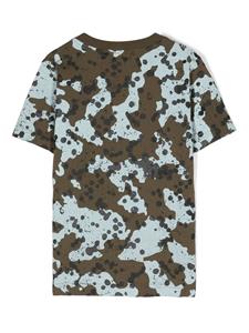 stoneislandjunior Stone Island Junior Sweater met camouflageprint - Groen