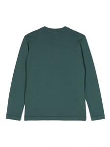 stoneislandjunior Stone Island Junior T-shirt met Compass-logopatch - Groen
