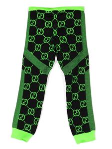 guccikids Gucci Kids Gebreide broek - Groen