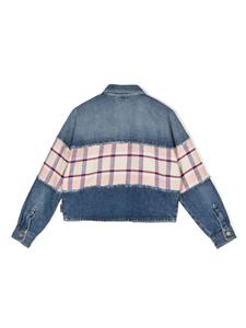 palmangelskids Palm Angels Kids Denim shirt - Blauw