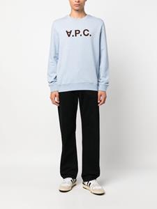 A.P.C. Sweater van biologisch katoen - Blauw
