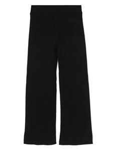 monclerenfant Moncler Enfant Broek met logopatch - Zwart