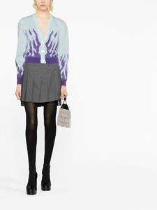 alessandrarich Alessandra Rich Vest met vlammenprint - Groen