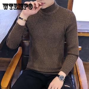 WTEMPO Fashion Casual Clothing Social Fitness Bodybuilding Sweaters Men Jersey Tee Shirt Pullover Sweater