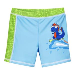 UV-beschermingsbad shorts Dino blauw-groen