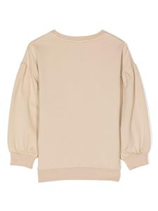aignerkids Aigner Kids Sweater met logoprint - Bruin