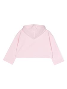 chiaraferragnikids Chiara Ferragni Kids Hoodie met geborduurd logo - Roze