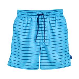 Playshoes Strand shorts gestreept aqua blauw