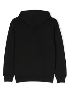 moschinokids Moschino Kids Hoodie met logoprint - Zwart