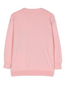 moschinokids Moschino Kids Trui van katoen en wol - Roze