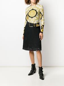 versacepre-owned Versace Pre-Owned Plooirok met verfraaiing - Zwart