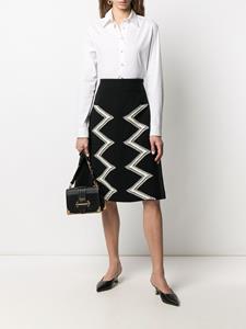 chanelpre-owned CHANEL Pre-Owned 2016-2017 rok met A-lijn - Zwart