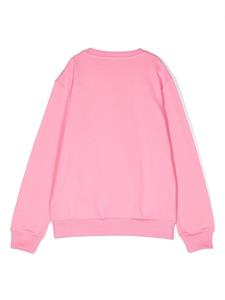 balmainkids Balmain Kids Sweater met logoprint - Roze
