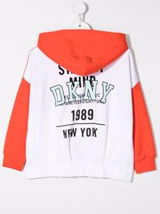 dknykids Dkny Kids Hoodie met logoprint - Oranje