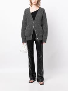 alessandrarich Alessandra Rich Intarsia vest - Grijs