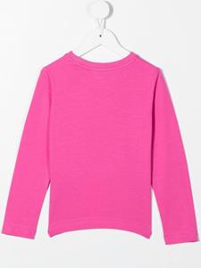 Moschino Kids Sweater met logoprint - Roze