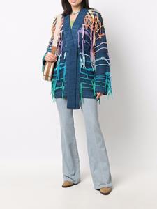 Canessa Vest met kwastje - Blauw