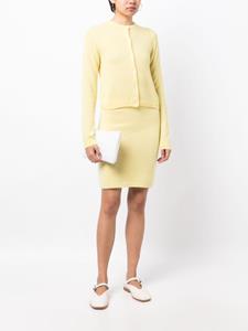cashmereinlove Cashmere In Love Fijngebreid vest - Geel