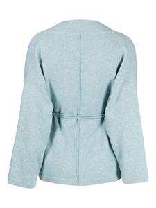 pringleofscotland Pringle of Scotland Vest met gestrikte taille - Blauw
