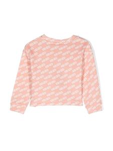 kenzokids Kenzo Kids Sweater met logoprint - Roze