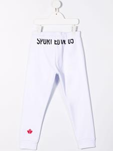 dsquared2kids DSQUARED2 KIDS Trainingsbroek met logoprint - Wit