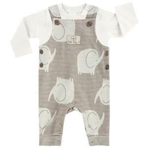JACKY Romperset BABY ON TOUR crème gedessineerd