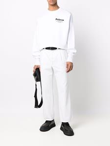 alexandermcqueen Alexander McQueen Sweater met logoprint - Wit