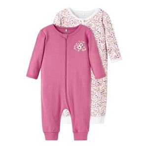 Name It Schlafoverall NBFNIGHTSUIT 2P ZIP ROSE FLOWER