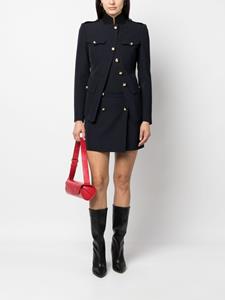 alexandermcqueen Alexander McQueen Mini-rok van wol-katoenblend - Blauw