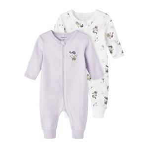 Name It Schlafoverall NBFNIGHTSUIT 2P ZIP ORCHID FAIRY