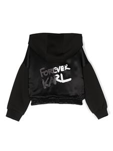 karllagerfeldkids Karl Lagerfeld Kids Karl Jack met capuchon - Zwart