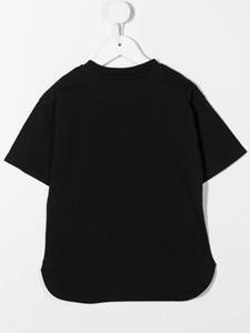 monclerenfant Moncler Enfant T-shirt met logopatch - Zwart