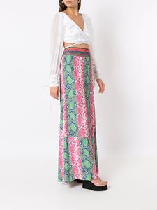 amirslama Amir Slama Maxi-rok met patchwork - Veelkleurig