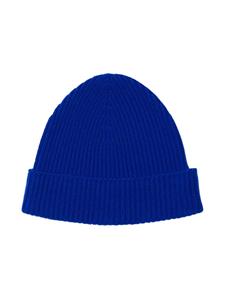 Burberry Equestrian Knight cashmere beanie - Blauw