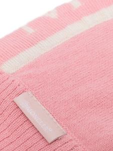 monclerenfant Moncler Enfant Intarsia bivakmuts - Roze