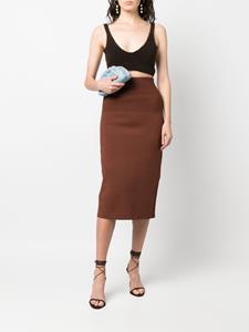 victoriabeckham Victoria Beckham High waist rok - Bruin