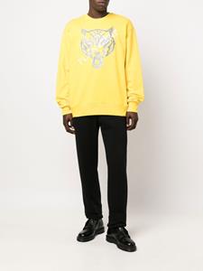 pleinsport Plein Sport Sweater met tijgerkop - Geel