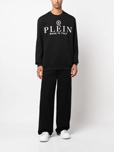 philippplein Philipp Plein Ribgebreide sweater - Zwart