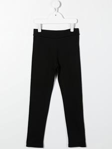 monclerenfant Moncler Enfant Broek met logopatch - Zwart