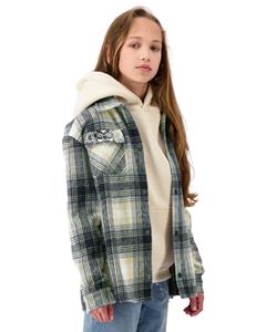 Black Bananas Reverse Overshirt Kids Blauw - 